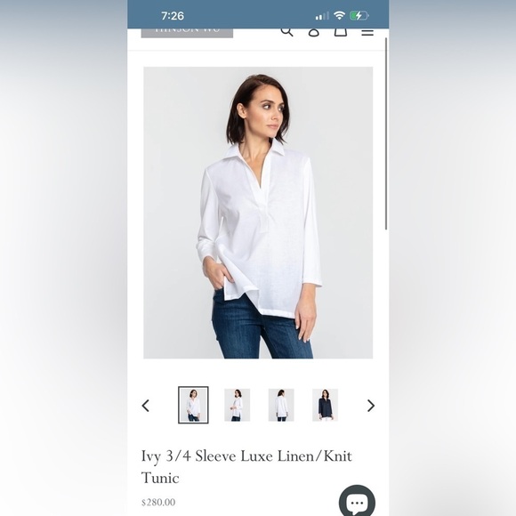 NWT Hinson Wu Luxe Linen Size 8 White - Picture 1 of 5